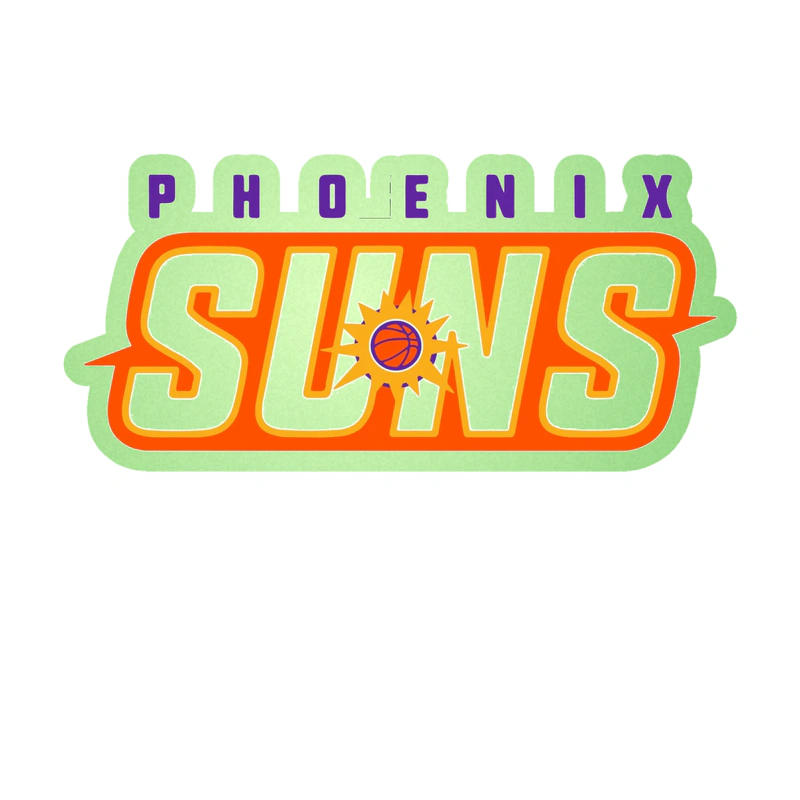 Phoenix Suns - Image 11 - Glow in the Dark Vinyl Sticker - Custom Size