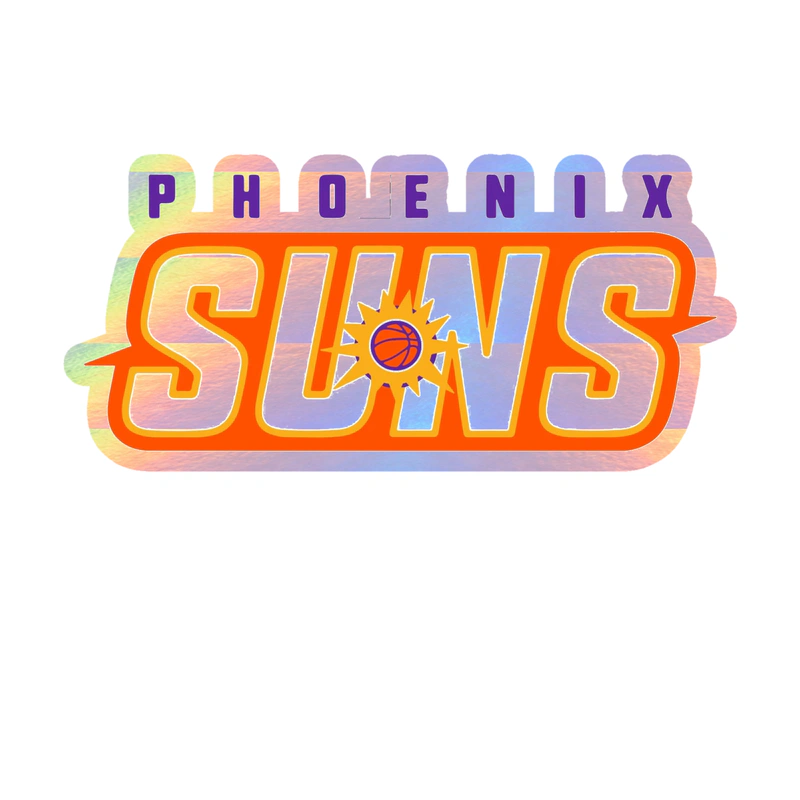 Phoenix Suns - Image 11 - Holographic Vinyl Sticker - Custom Size