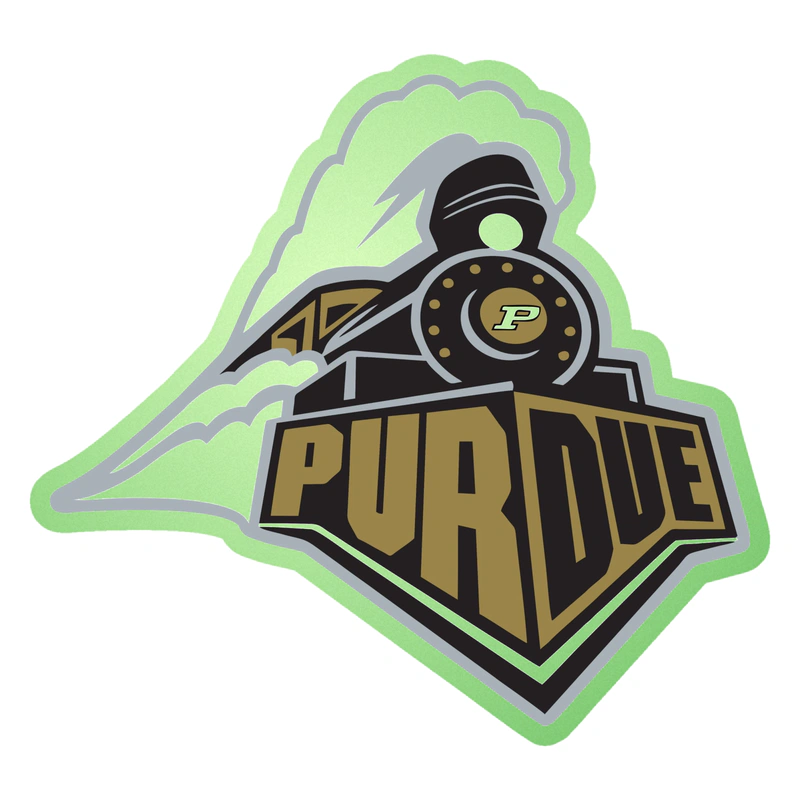 Purdue Boilermakers - Image 4 - Glow in the Dark Vinyl Decal - Custom Size