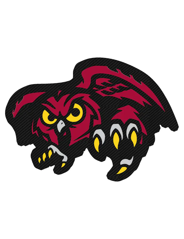 Temple University - Image 1 - Carbon Fiber Vinyl Decal - Custom Size