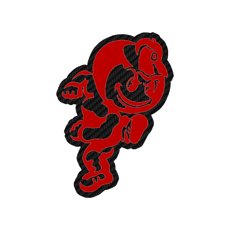 Ohio State Buckeyes - Image 4 - Carbon Fiber Vinyl Decal - Custom Size