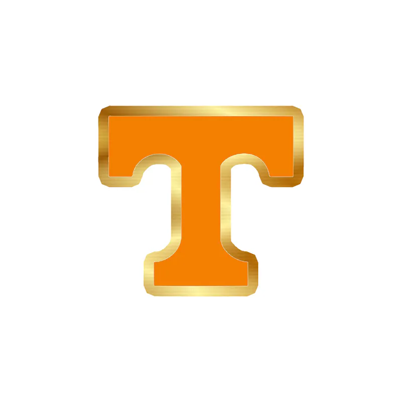 Tennessee Volunteers - Image 12 - Gold Chrome Vinyl Decal - Custom Size