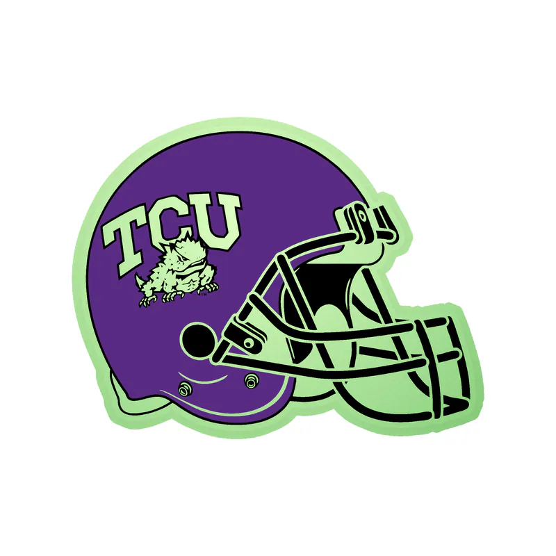TCU Horned Frogs - Image 13 - Glow in the Dark Vinyl Decal - Custom Size