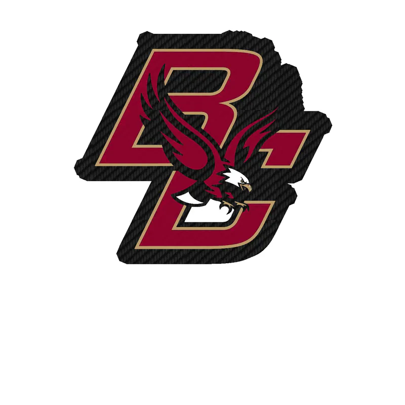 Boston College Eagles - Image 2 - Carbon Fiber Vinyl Decal - Custom Size