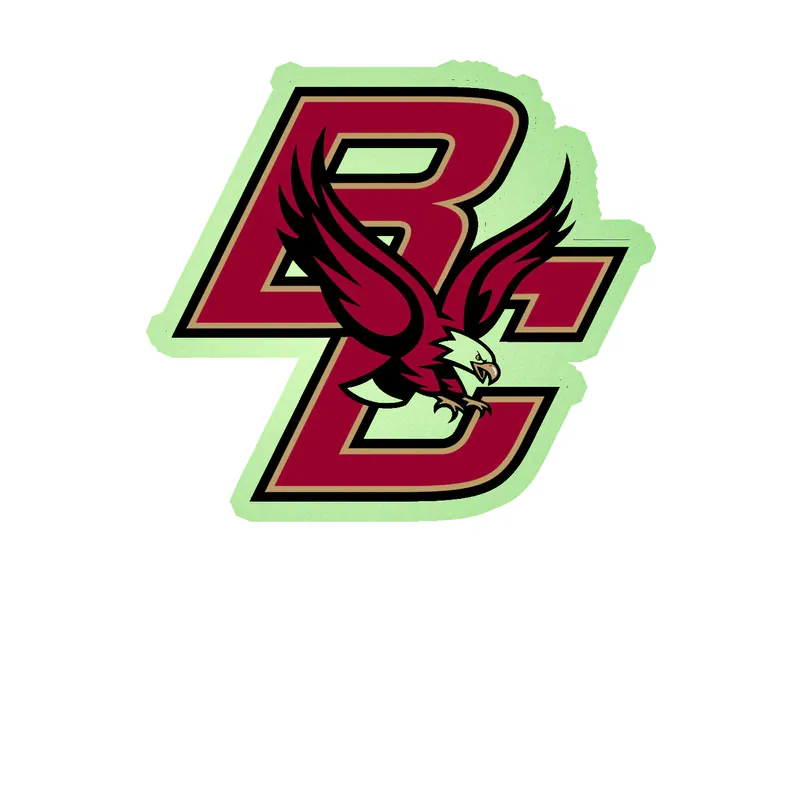 Boston College Eagles - Image 2 - Glow in the Dark Vinyl Decal - Custom Size