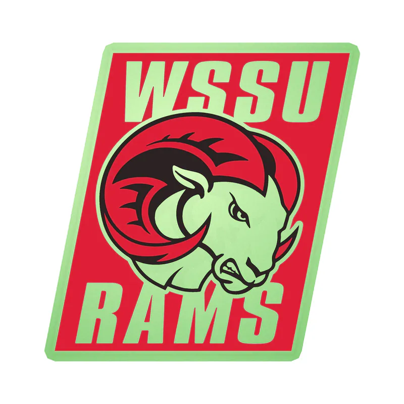 Winston-Salem State University Glow in the Dark Vinyl Decal