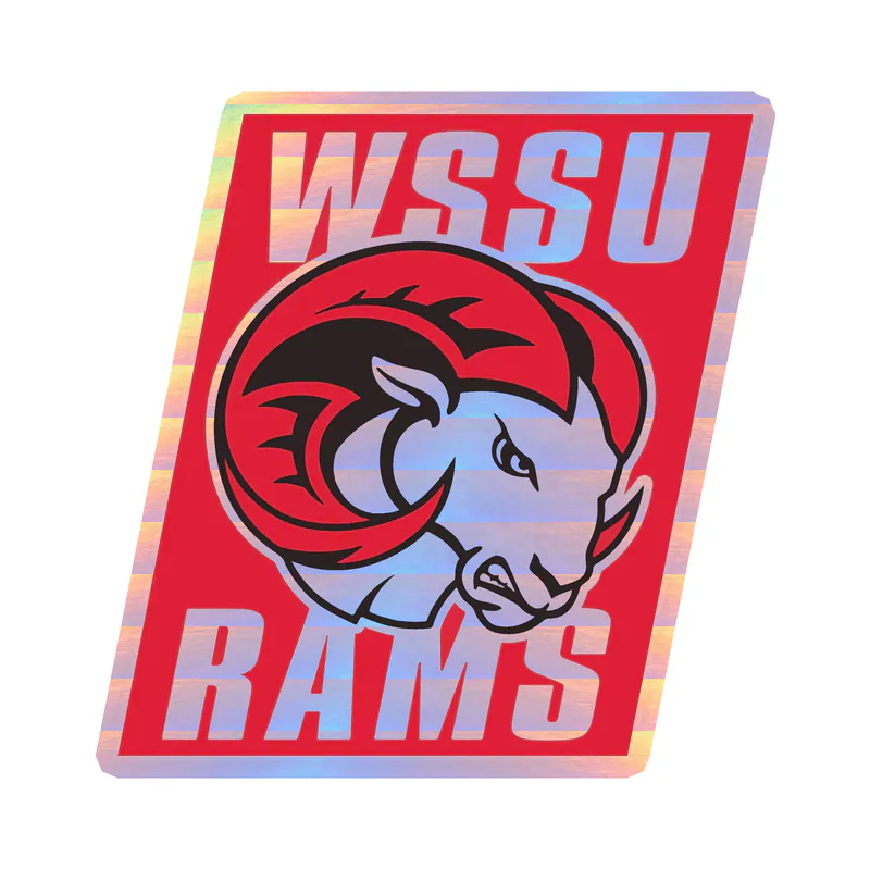 Winston-Salem State University Holographic Vinyl Decal