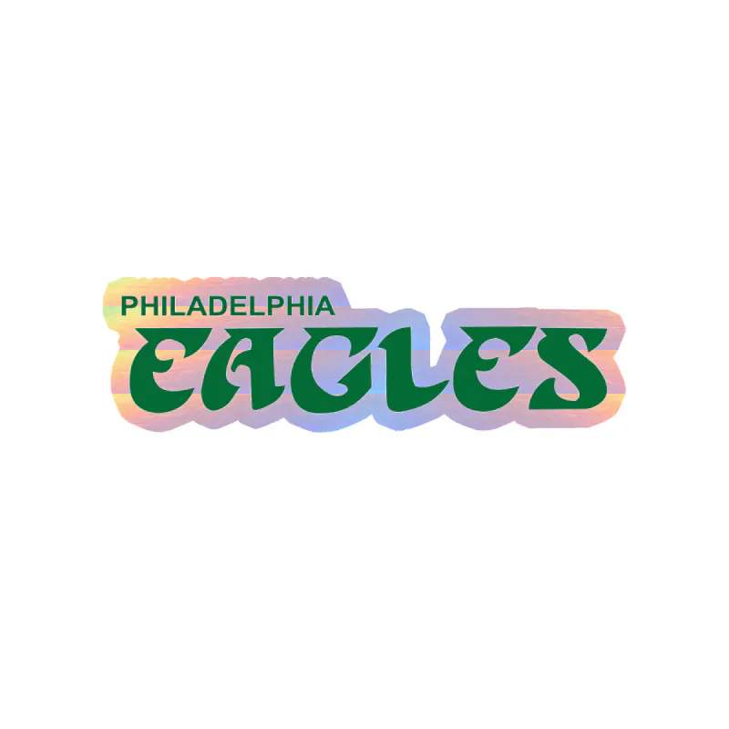 Philadelphia Eagles - Image 19 - Holographic Vinyl Sticker - Custom Size
