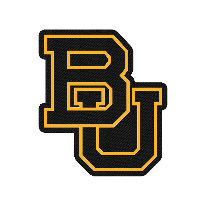 Baylor Bears - Image 2 - Carbon Fiber Vinyl Decal - Custom Size