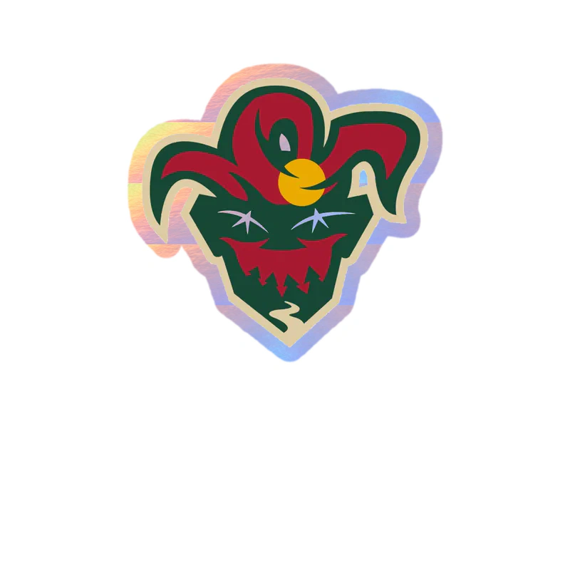Minnesota Wild Holographic Vinyl Sticker - Custom Size