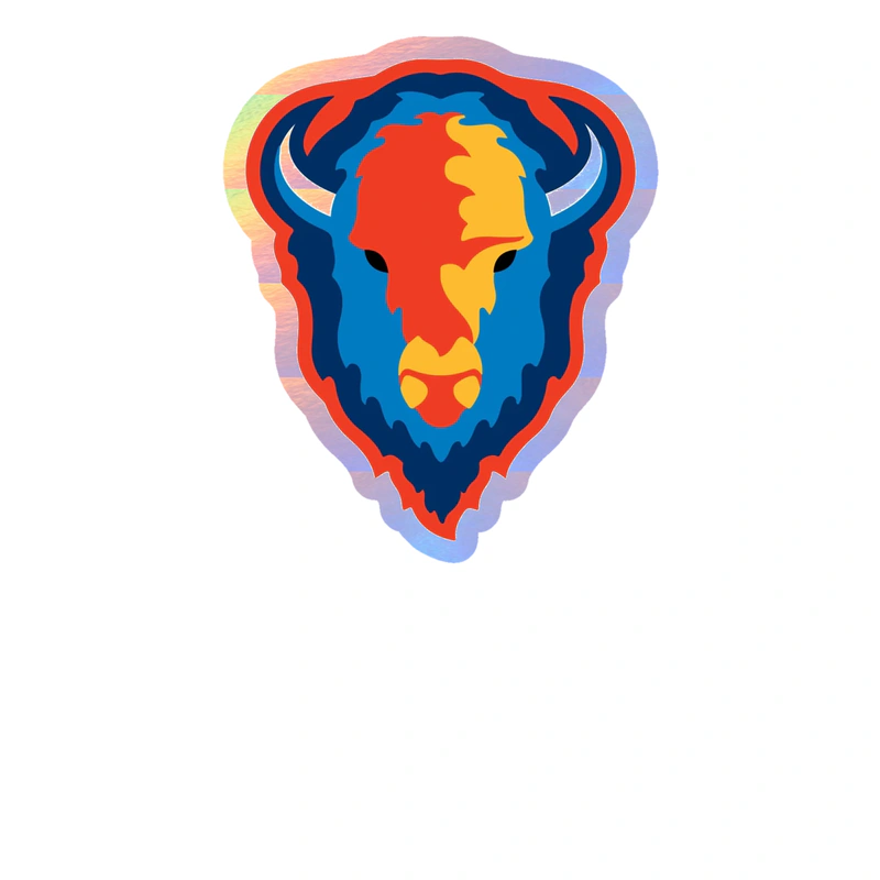 Oklahoma City Thunder - Image 8 - Holographic Vinyl Sticker - Custom Size