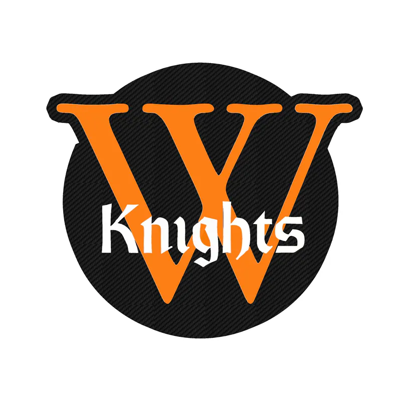 Wartburg College Knights - Image 1 - Carbon Fiber Vinyl Decal - Custom Size