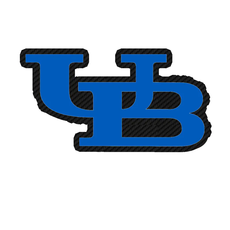 Buffalo Bulls Carbon Fiber Vinyl Decal - Custom Size