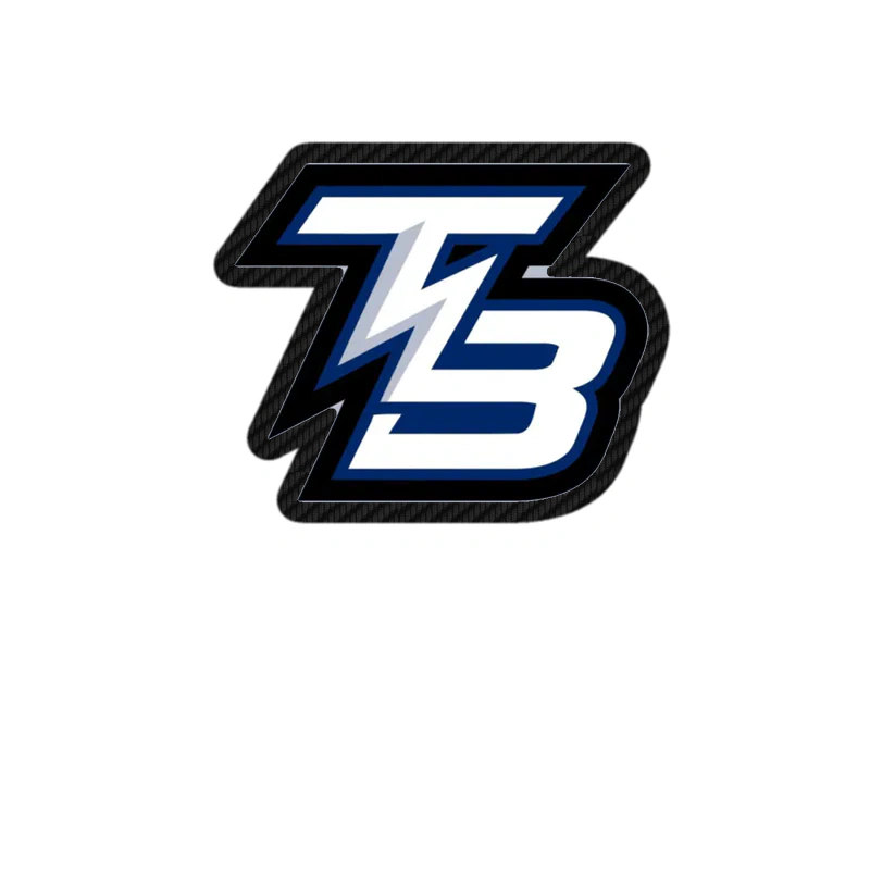 Tampa Bay Lightning - TB - Carbon Fiber Vinyl Sticker - Custom Size