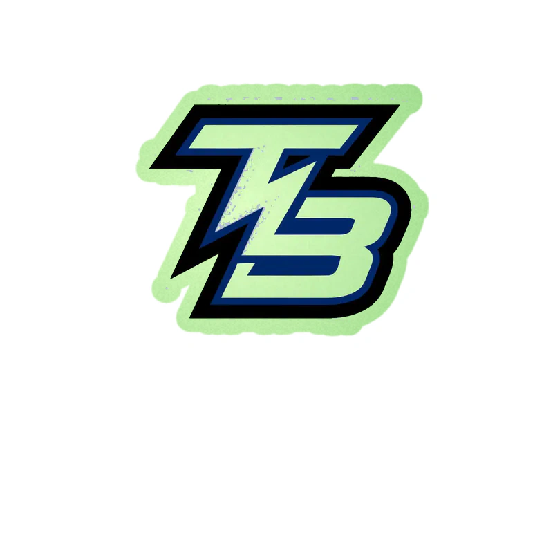 Tampa Bay Lightning - TB - Glow in the Dark Vinyl Sticker - Custom Size