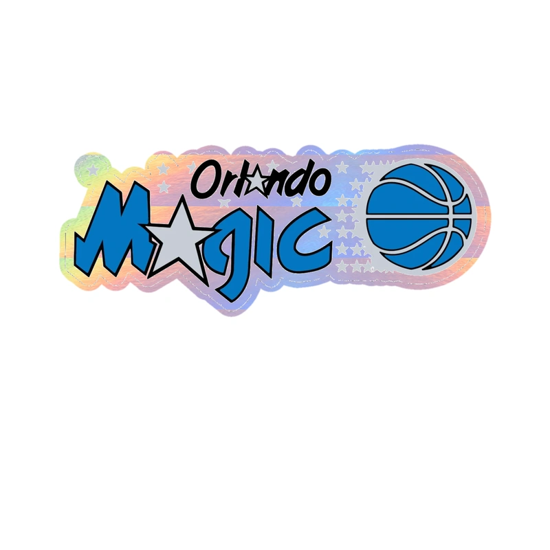 Orlando Magic - Image 4 - Holographic Vinyl Sticker - Custom Size