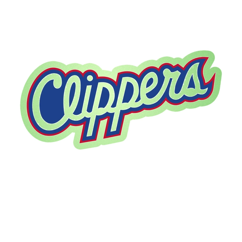 Los Angeles Clippers - Image 8 - Glow in the Dark Vinyl Sticker - Custom Size