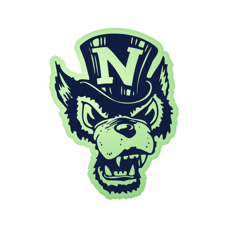 University of Nevada Reno - Image 2 - Glow in the Dark Vinyl Sticker - Custom Size