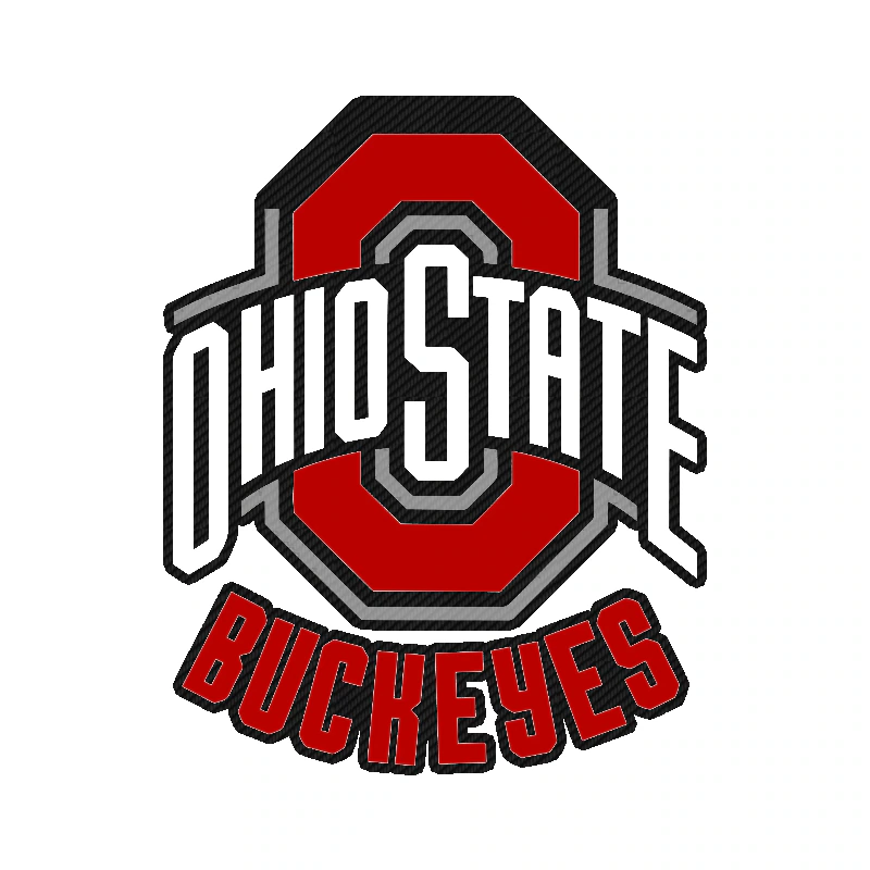 Ohio State Buckeyes - Image 1 - Carbon Fiber Vinyl Decal