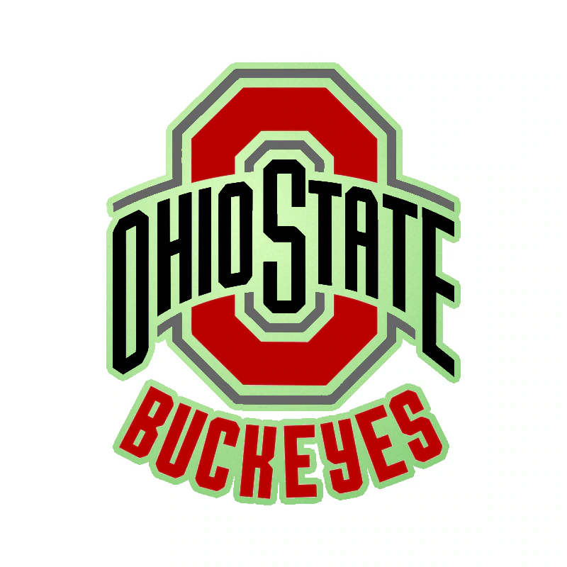 Ohio State Buckeyes - Image 1 - Glow in the Dark Vinyl Decal