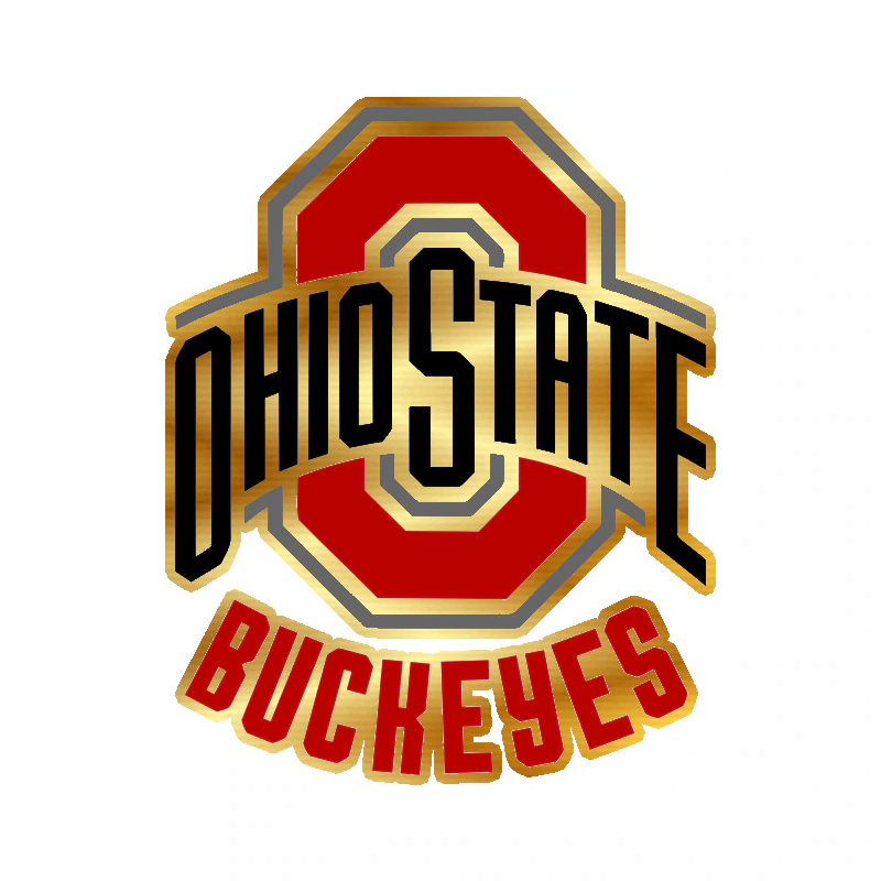 Ohio State Buckeyes - Image 1 - Gold Chrome Vinyl Decal