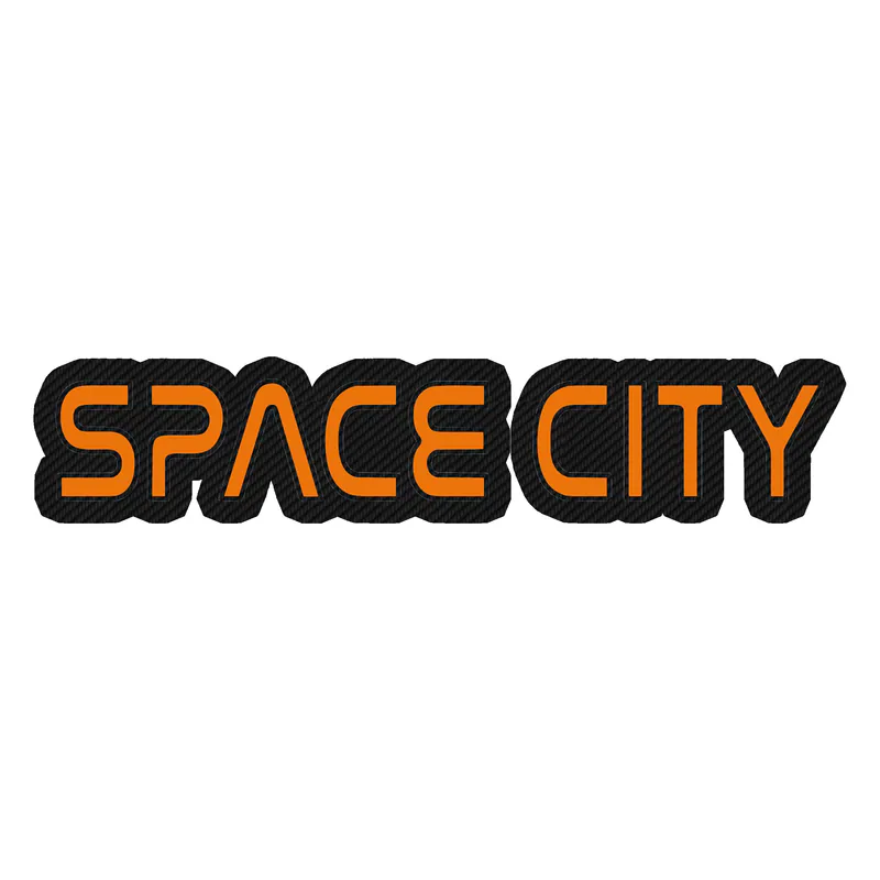 Houston Astros - Space City - Carbon Fiber Vinyl Sticker - Custom Size