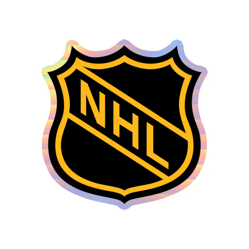 Boston Bruins - NHL Shield - Holographic Vinyl Sticker - Custom Size