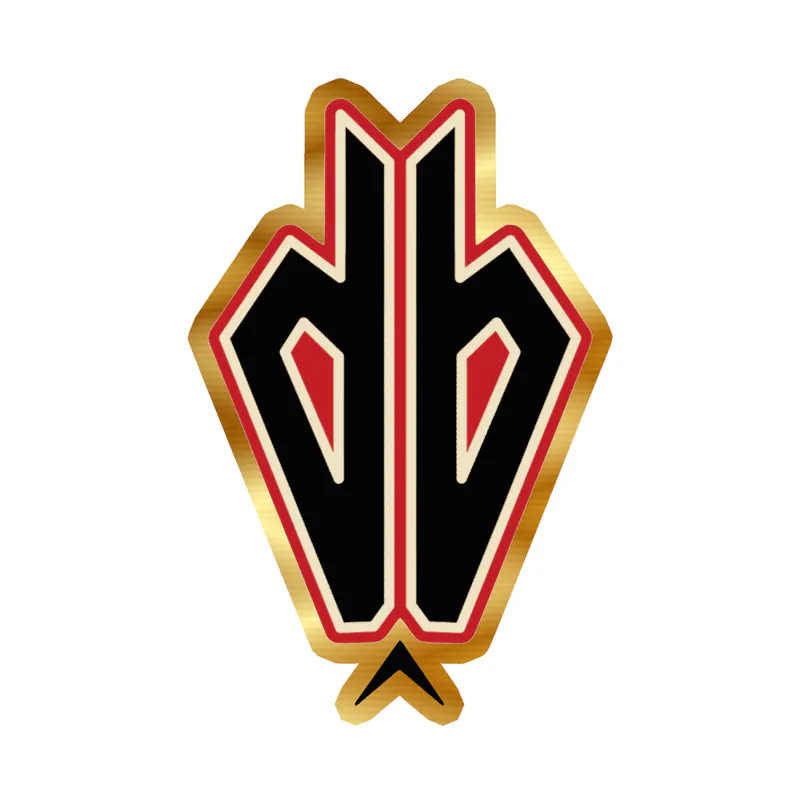 Arizona Diamondbacks - DB - Gold Chrome Vinyl Sticker - Custom Size