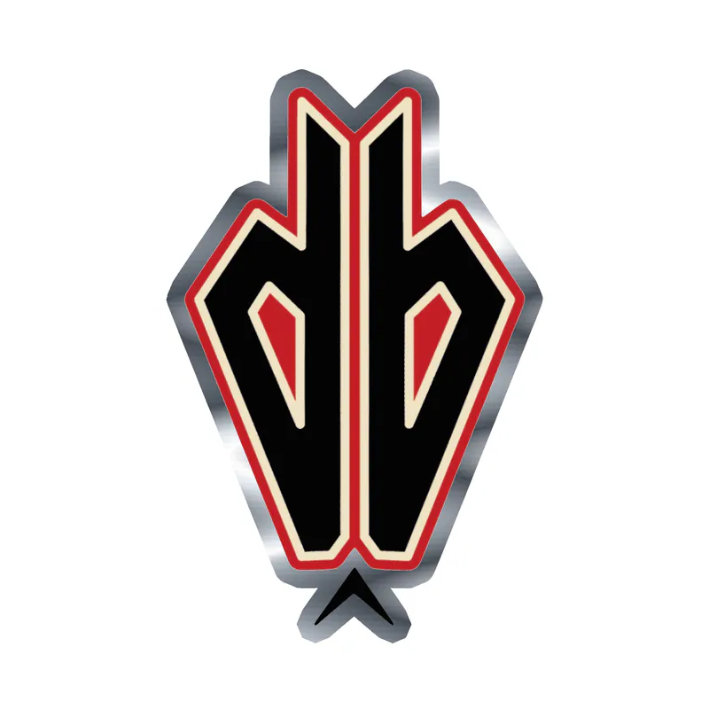 Arizona Diamondbacks - DB - Silver Chrome Vinyl Sticker - Custom Size