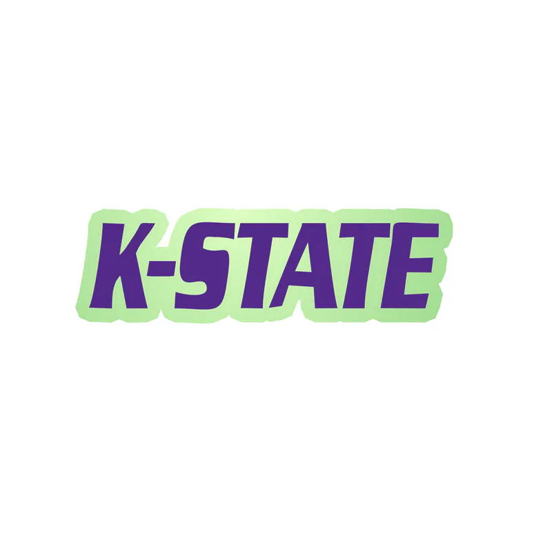 Kansas State Wildcats - Image 2 - Glow in the Dark Vinyl Decal - Custom Size