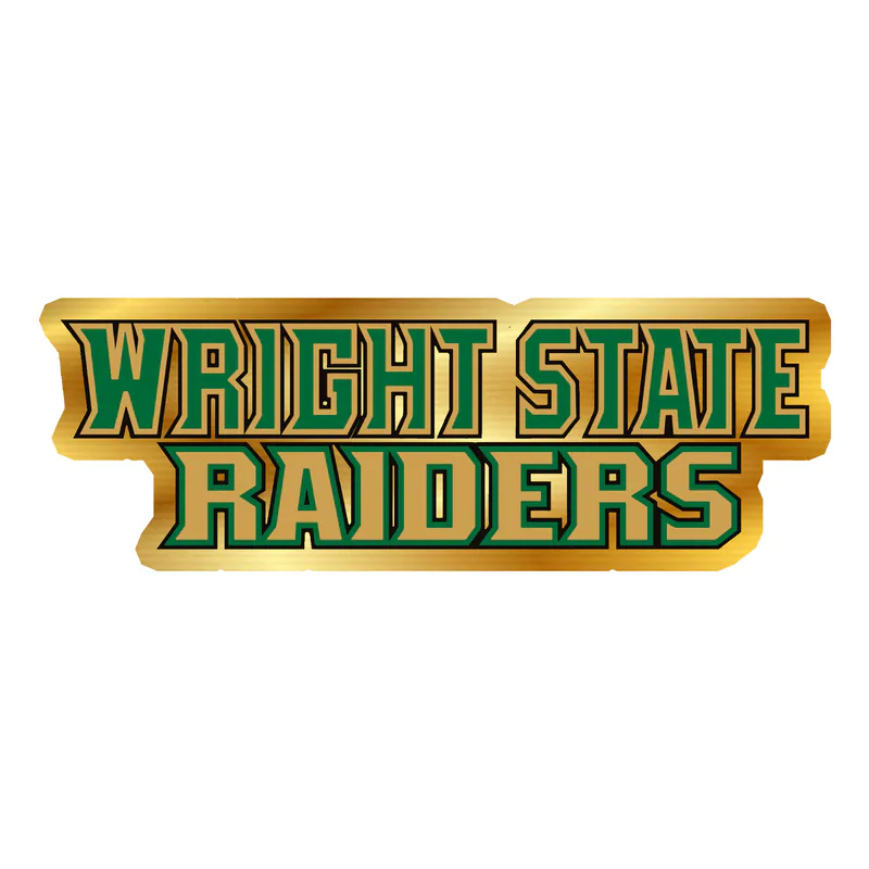 WSU Raiders - Name - Gold Chrome Vinyl Decal - Custom Size