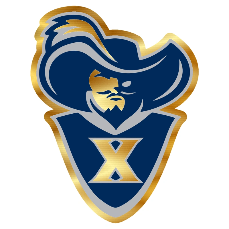 Xavier University - Image 2 - Gold Chrome Vinyl Decal - Custom Size