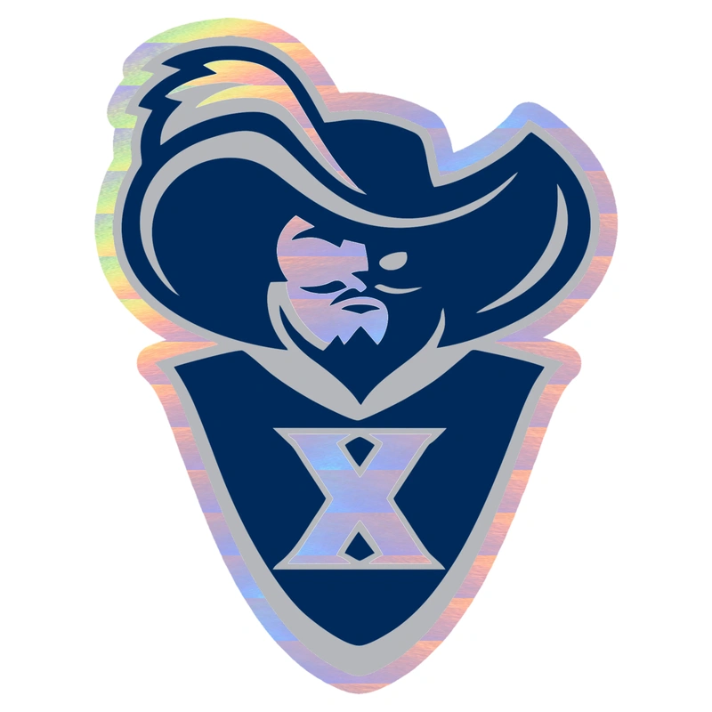 Xavier University - Image 2 - Holographic Vinyl Decal - Custom Size
