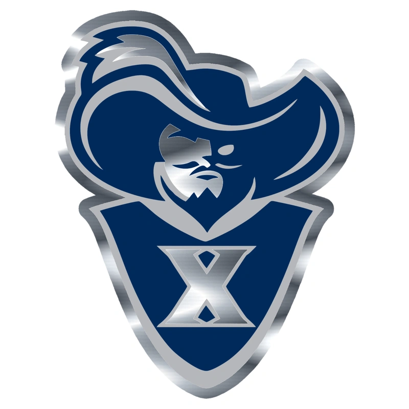 Xavier University - Image 2 - Silver Chrome Vinyl Decal - Custom Size
