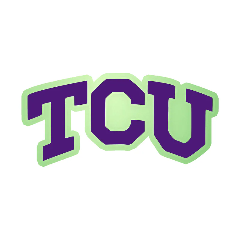 TCU Horned Frogs - Image 8 - Glow in the Dark Vinyl Decal - Custom Size