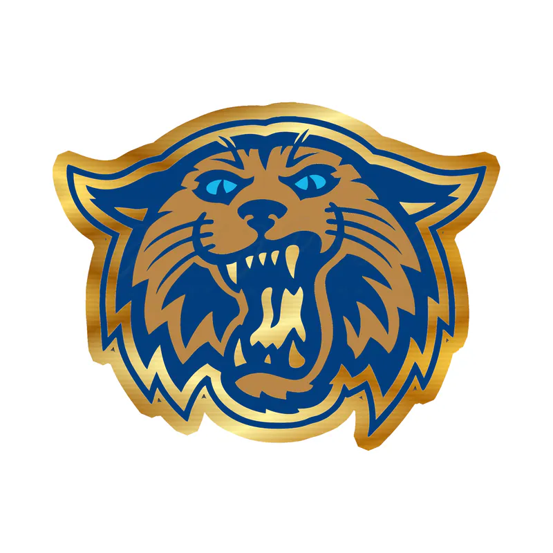 Villanova University - Wildcat - Gold Chrome Vinyl Decal