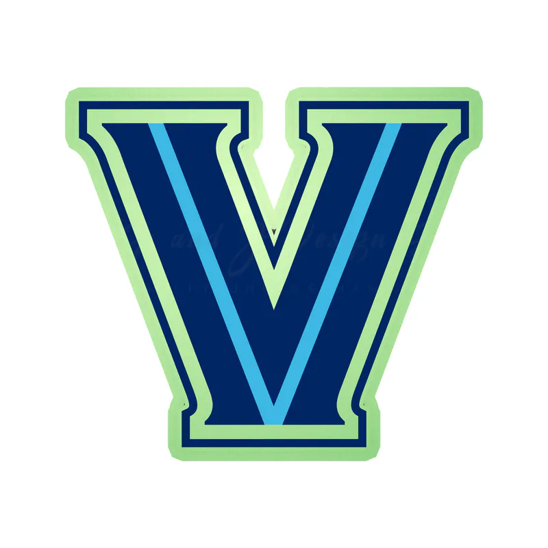 Villanova University - V - Glow in the Dark Vinyl Decal