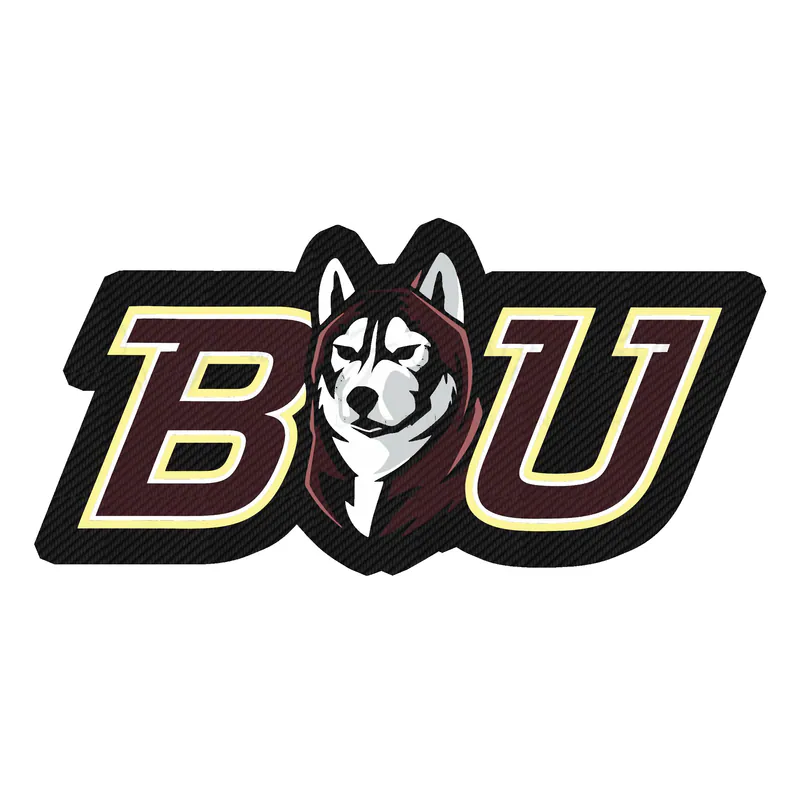 Bloomsburg University Husky - Carbon Fiber Vinyl Decal
