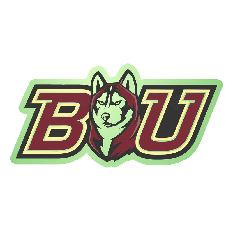 Bloomsburg University Husky - Glow in the Dark Vinyl Decal
