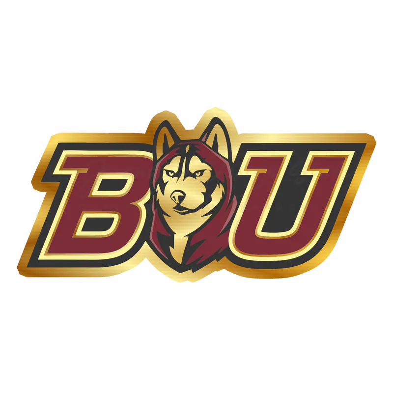 Bloomsburg University Husky - Gold Chrome Vinyl Decal