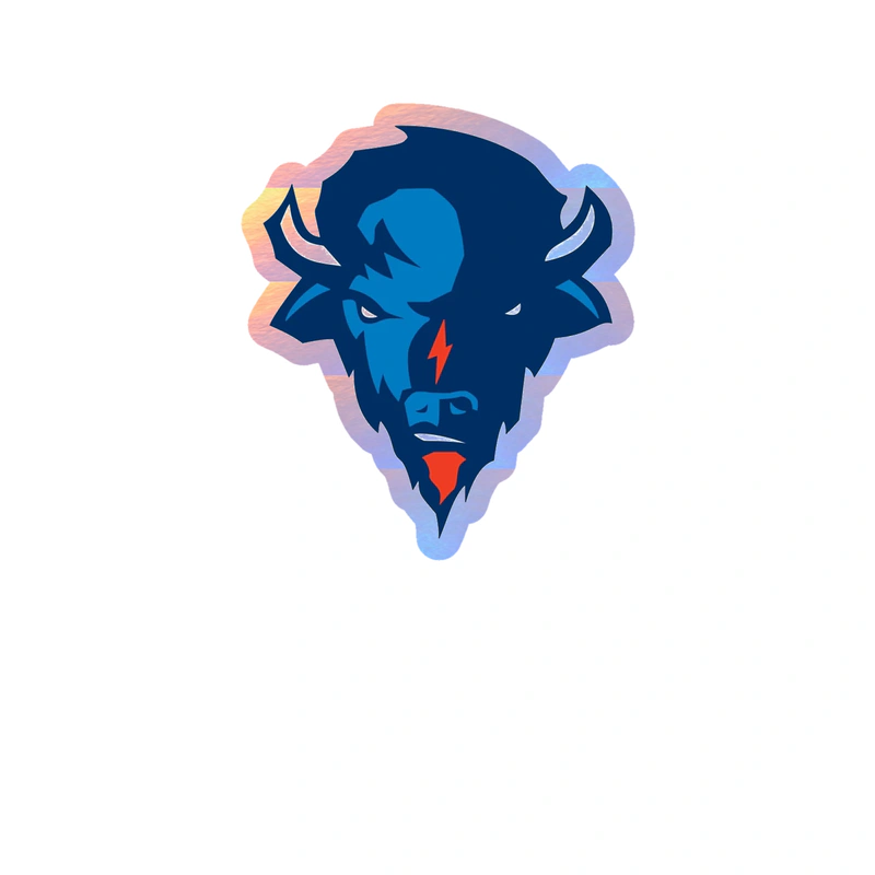 Oklahoma City Thunder - Image 4 - Holographic Vinyl Sticker - Custom Size