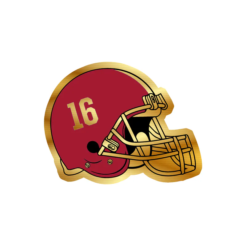 Alabama Crimson Tide - Image 15 - Gold Chrome Vinyl Decal - Custom Size