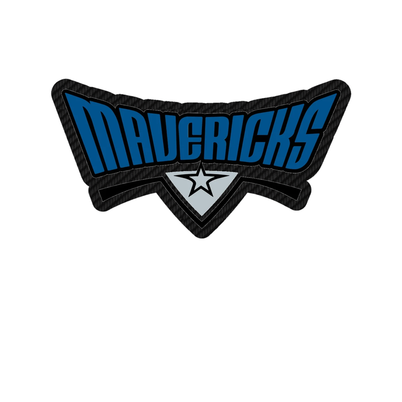 Dallas Mavericks - Mavericks - Carbon Fiber Vinyl Sticker - Custom Size