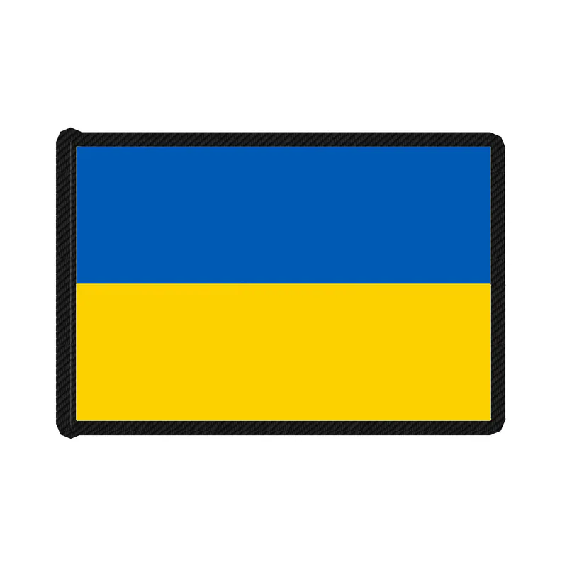Ukraine Carbon Fiber Vinyl Decal - custom size