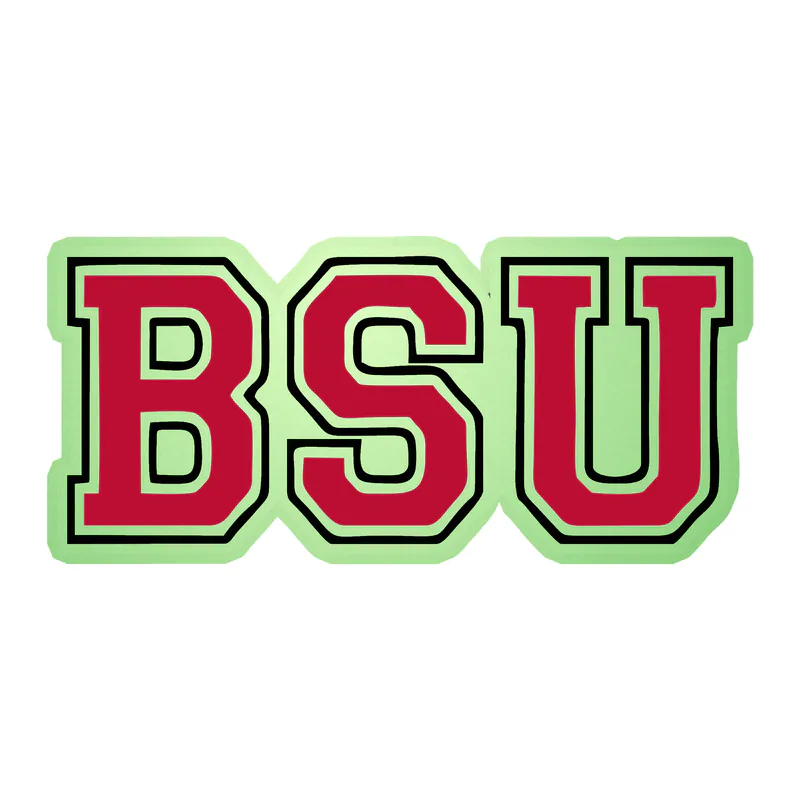 Ball State Cardinals - BSU - Glow in the Dark Vinyl Decal - Custom Size