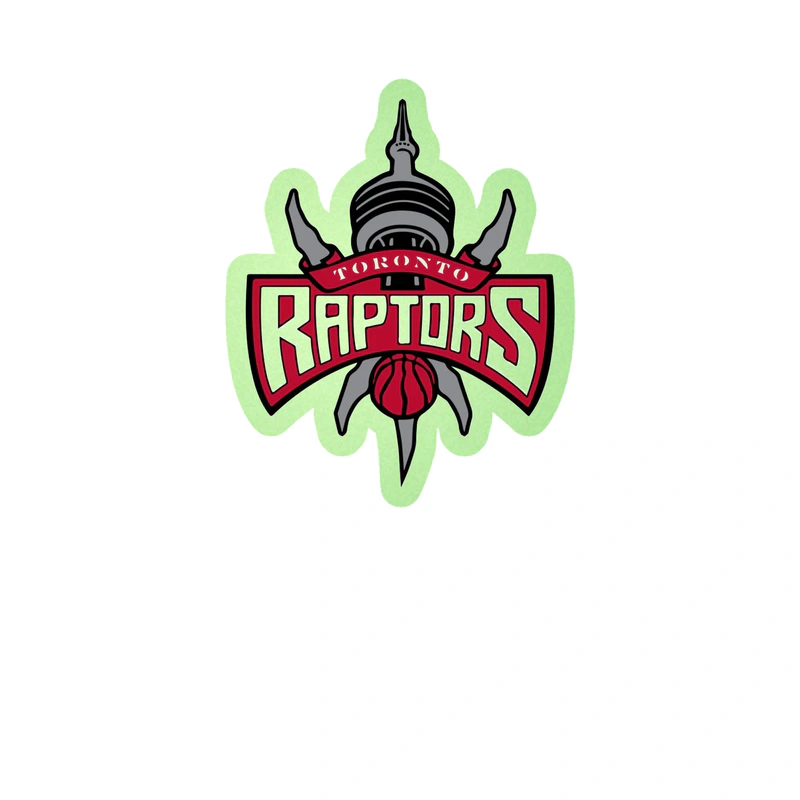 Toronto Raptors - Image 12 - Glow in the Dark Vinyl Sticker - Custom Size
