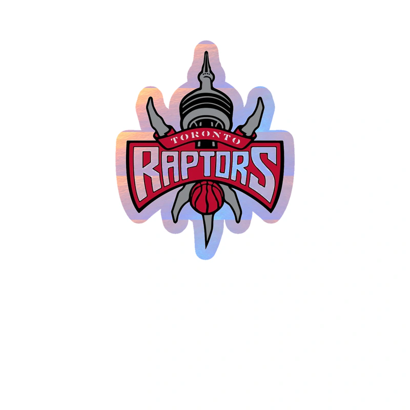Toronto Raptors - Image 12 - Holographic Vinyl Sticker - Custom Size