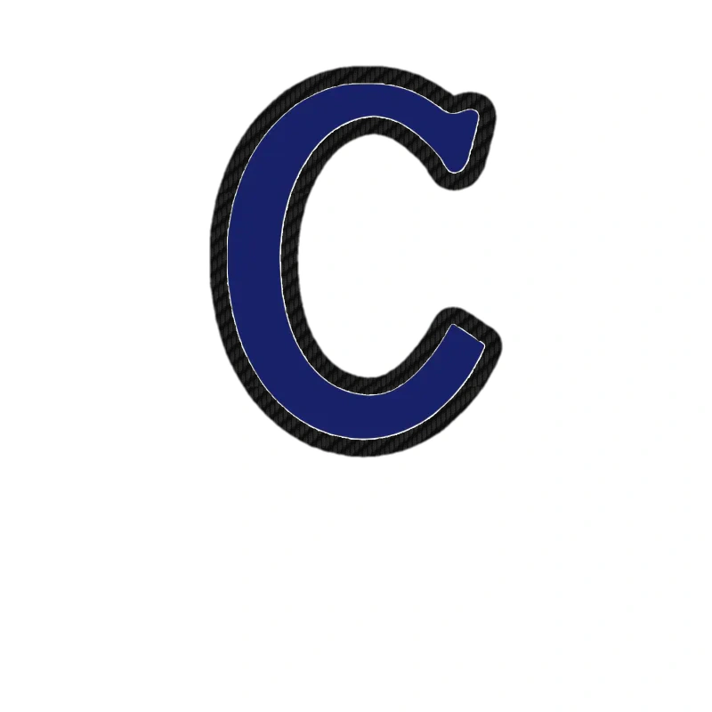 Montreal Canadiens - Blue C - Carbon Fiber Vinyl Sticker - Custom Size