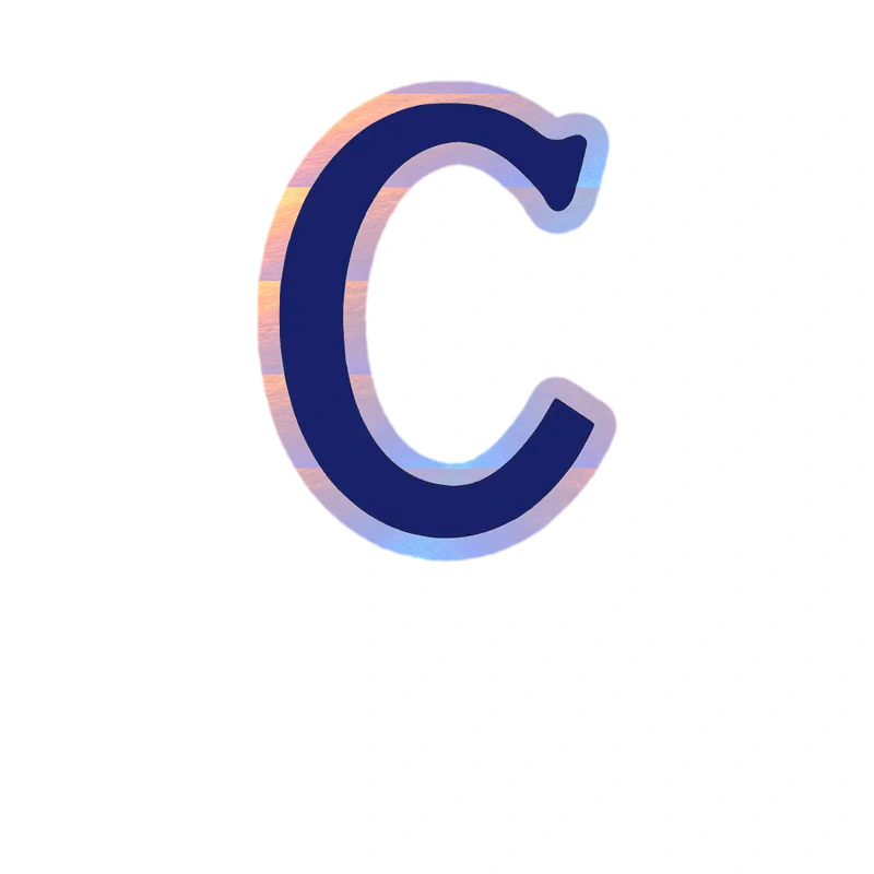 Montreal Canadiens - Blue C - Holographic Vinyl Sticker - Custom Size