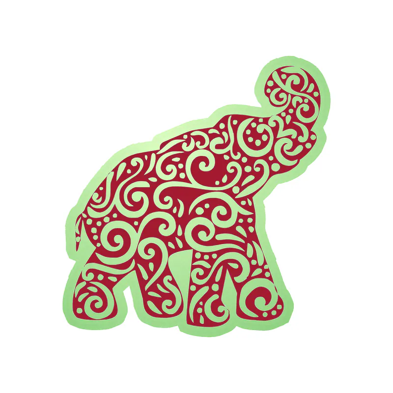 Alabama Crimson Tide - Image 3 - Glow in the Dark Vinyl Decal - Custom Size